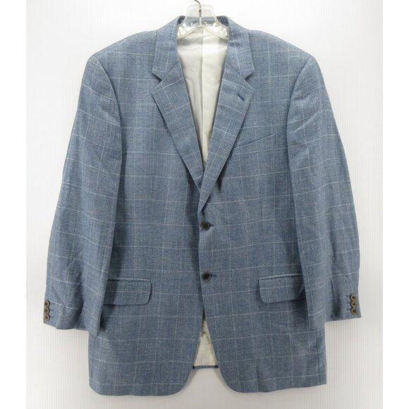 VINTAGE Joseph Abboud Sport Coat 42 Saks Fifth Avenue Blazer Wool Silk - Picture 1 of 14